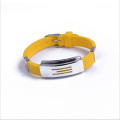 Silicone Titanium Steel Bracelet Jewelry For Couple Lovers